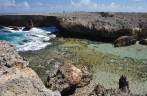 Uma das muitas 'bocas' ou baías no Parque Nacional Washington-Slagbai, no norte de Bonaire